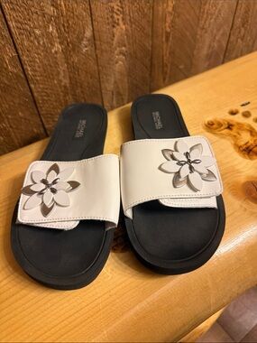 Michael Kors floral slides